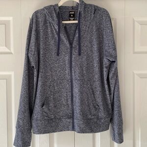 Avia Hooded Workout Jacket w/Thumb holes